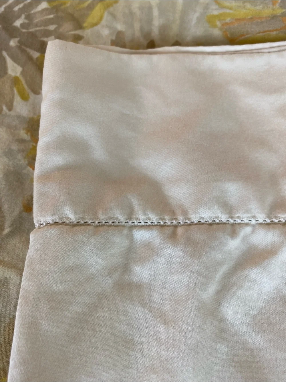 Charter Club White Pillowcase Pair with Decorative Hem